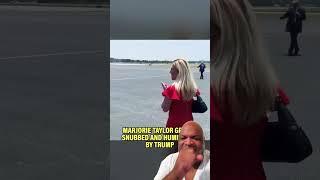 DONALD TRUMP TOTALLY IGNORES MAJORIE TAYLOR GREEN #music #maga #funnyvideos #donaltrump