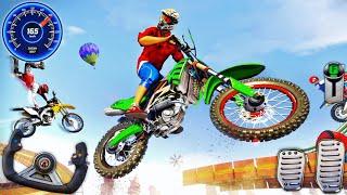 Extreme Dirt Bike Stunt Racing - Trial Mania Motocross Impossible Mega Ramp Racer - Android Gameplay