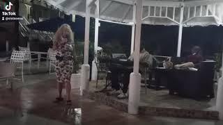 Singing with my friend Harmony in Negril
