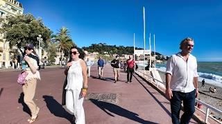 Nice Walking Tour 10 October, Provence-Alpes-Côte d'Azur, France, 4K 60fps