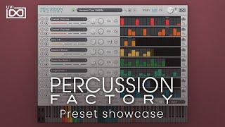 UVI Percussion Factory | Preset Showcase