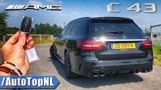 NEW! Mercedes-AMG C43 REVIEW POV Test Drive on AUTOBAHN & ROAD by AutoTopNL