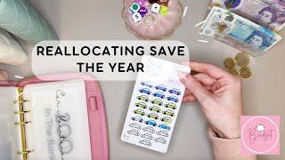 SAVE THE YEAR REALLOCATION | UK Low Income Cash Stuffing | Savings | #CashEnvelopeStuffing