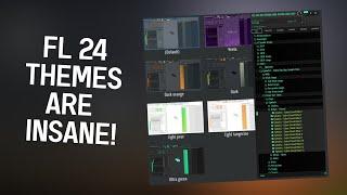 Themes Are INSANE inside FL Studio 24 | 10 Free FL Studio Themes!