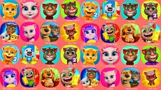 TALKING GINGER, MY TALKING ANGELA, TALKING TOM, TALKING TOM 2, MY TALKING TOM FRIENDS