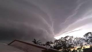 Spectacular Storm Cell Looms Over Mackay, Queensland