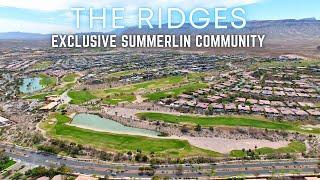 The Ridges in Summerlin, Luxury Custom Homes in Guard-Gated Community on Bear's Golf Course