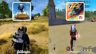 Pubg Mobile VS Free Fire | Graphics And Details Comparison In 2024 | Im Rox