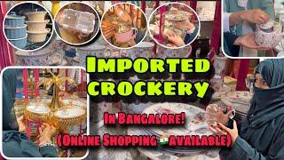 Imported Luxury Crockery store Bangalore|| Shipping all over || Explore Olvin Homes store