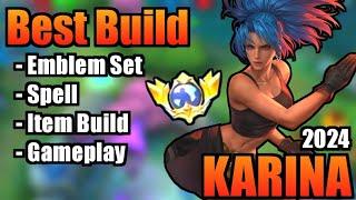 KARINA BEST BUILD 2024 | TOP 1 GLOBAL KARINA BUILD | KARINA - MOBILE LEGENDS | MLBB (Part 2)