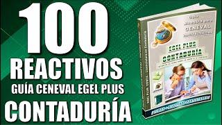 Guía CENEVAL EGEL PLUS CONTADURÍA PÚBLICA +100 Reactivos Simulador ¡Resuelta y Actualizada!