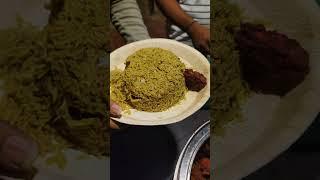 4 AM Mutton Biryani Eating Challenge in Tirupati |Hoskote Akshay Dum Briyani |FreeChicken 65 #shorts