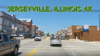 A Small Farm Town North Of St. Louis: Jerseyville, Illinois 4K.