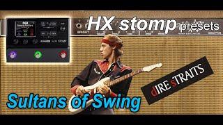 Sultans of Swing-Guitar solo on HX stomp