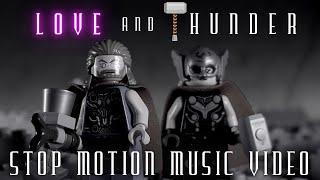 "LOVE AND THUNDER" THOR Song - Stop Motion Music Video (Johnathan Pushkar/MiniSuperHeroesToday)