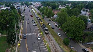 NYS&W SU-100 passing Hawthorne Station