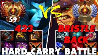 423 (PHANTOM ASSASSIN) vs THE DIRE (BRISTLEBACK) - Battle Of Hard Carry Dota 2 Players - Z Dota 2