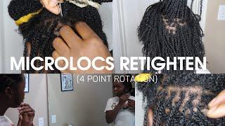 Microlocs Retightening After 6 Weeks | 4 Point Rotation