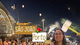 SÃO JOÃO DO PORTO EM PORTUGAL 2023. ( Que festa incrível, uma das noites mais lindas 23.06.2023)