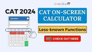 CAT 2024 On-screen Calculator | How to use the CAT On-Screen Calculator | CAT 2024 Exam