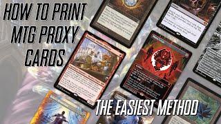 The Easiest Way to Print MTG Proxy Cards