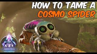 The Best Way To Tame a Cosmo Spider in ARK Survival Ascended Aberration + Full Ability Guide!