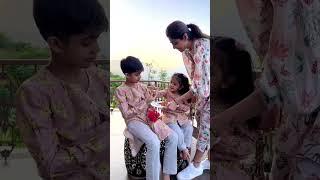 Shilpa Shetty's daughter Samisha performs puja on brother Viaan on occasion of Bhai Dooj #shorts