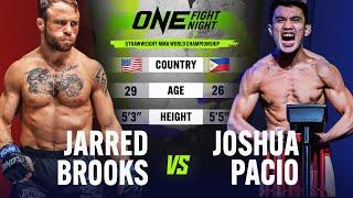 Tough World Title Battle  Brooks vs. Pacio | MMA Full Fight