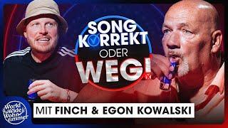 SONG KORREKT oder WEG! (mit Finch und Egon Kowalski)