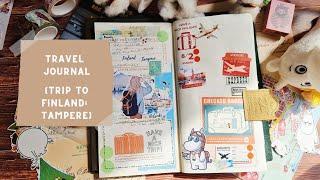 My travel journal, trip to Finland (part 2, Tampere). Traveler's notebook.