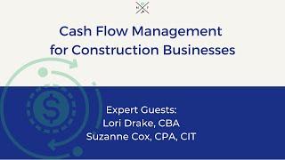 Cash Flow Management for Construction Companies