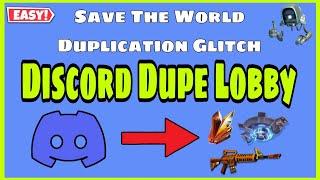 *Dupe Lobby* Fortnite STW Duplication Glitch (EASY) - Updated | Fortnite Save The World