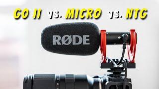 DER NEUE PREIS-LEISTUNGS-SIEGER // RØDE VideoMic GO II vs. VideoMicro vs. VideoMic NTG