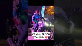 CF moto SR 300 Test Ride ️ | 2wheelerslife