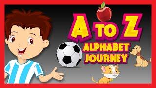 ABC Song for Children | Alphabet Journey Song | Kids Hut