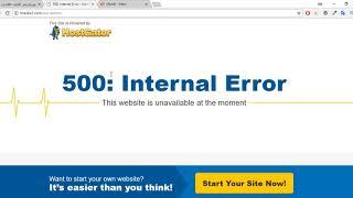 طريقة حل مشكلة 500 internal server error في الووردبريس  2018