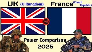 UK vs France Military Power Comparison 2025 | France vs United Kingdom military power 2025