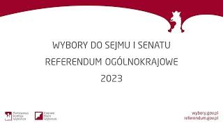 KONFERENCJA PRASOWA PKW , 15.10.2023, GODZ. 10:00