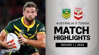 Pacific Championships 2024 | Kangaroos v Tonga XIII | Match Highlights