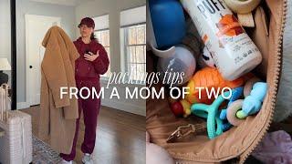 PACK WITH ME VLOG + PACKING  TIPS FOR TRAVELING WITH KIDS: packing process & travel essentials