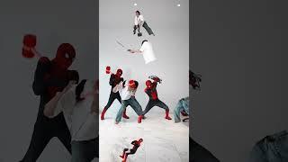 ISSEI funny video  BODY PUZZLE with Spiderman #shorts