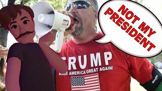 Trolling Trump Supporters as a Raging Liberal | INCREDIBLE REACTIONS | VR poker trolling