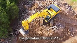 Drive efficiency with the Komatsu PC900LC 11 excavator