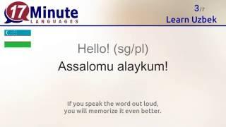 Learn Uzbek (free language course video)