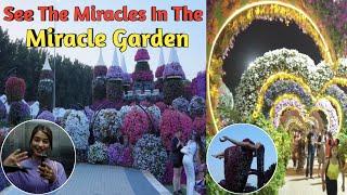 Vlog #27 World Largest Natural Flower Garden | Miracle Garden Dubai | Mahi's vlog | Travel Vlog