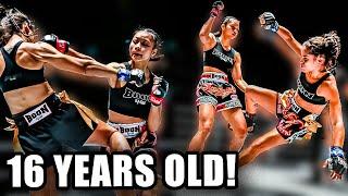 16-Year-Old Muay Thai PRODIGY Supergirl's INSANE Debut 