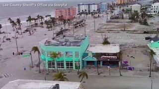 Aerial footage of Southwest Florida shows Hurricane Milton's far-reaching devastation