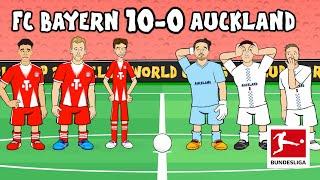 MUSIALA HATTRICK IN 17 MINUTES  FC Bayern München 10-0 Auckland City | powered by 442oons