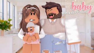 BABY'S MORNING ROUTINE with a STRICT/MEAN Mom! | Roblox Bloxburg Roleplay