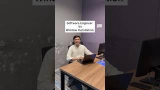 When You Ask A Software Engineer to install Windows #softwareengineer #funny